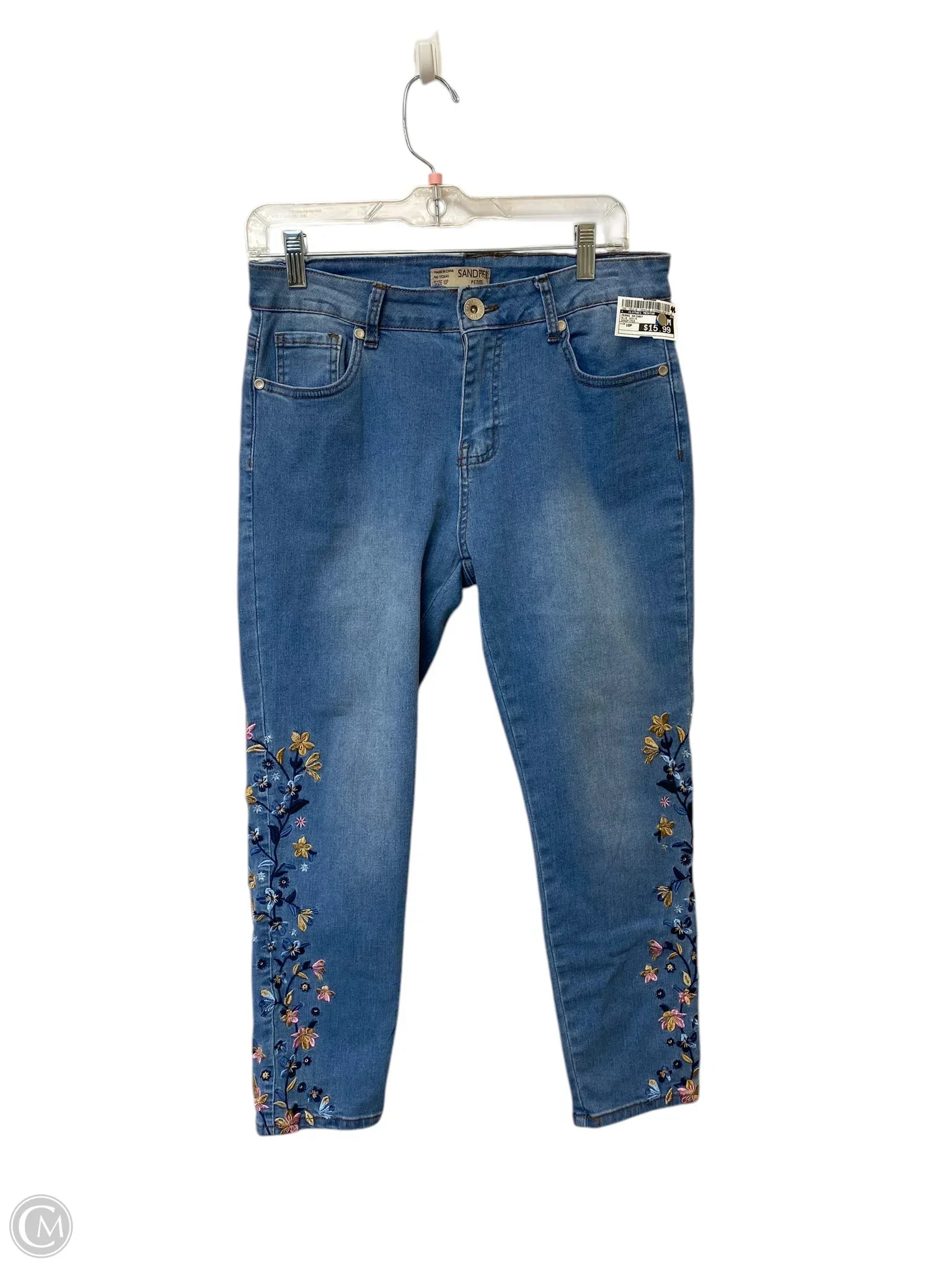 Men's Jeans with Fashionable RipsJeans Skinny By Clothes Mentor In Blue Denim, Size: 10p Men's Jeans with Fashionable RipsJeans Skinny By Clothes Mentor In Blue Denim, Size: 10p