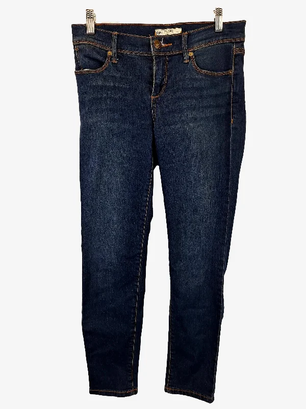 High-Quality Ripped Men's JeansFree People Everyday Mid Wash Distressed Jeans Size 6