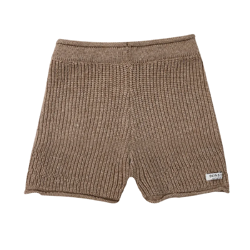 Breathable Fabric Men's Running ShortsWes Shorts | Latte Melange