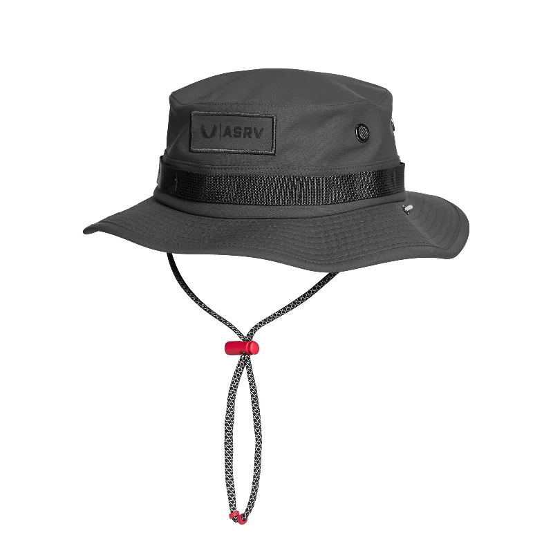 Elegant Top Hats for Weddings0718. Waterproof Vented Boonie Hat - Space Grey