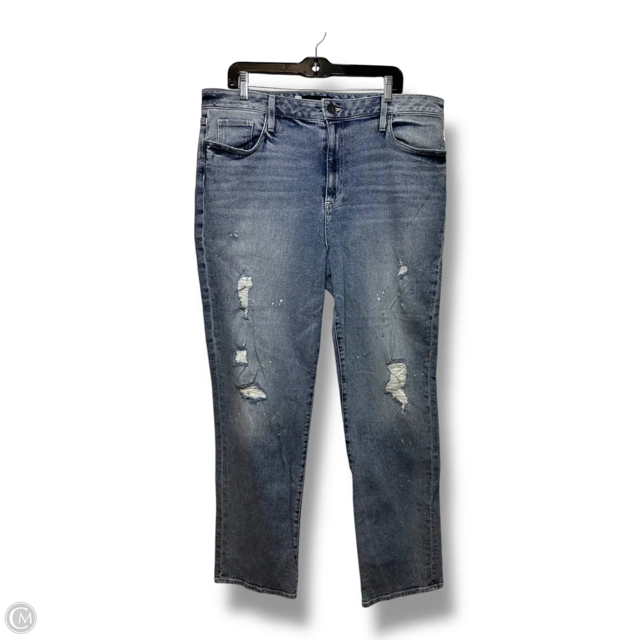 Flexible Stretch Men's JeansJeans Straight By Kut In Blue Denim, Size: 18