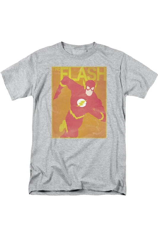 Men's Shirts with Embellished SleevesJustice League of America Simple Flash Poster Short Sleeve Adult Tee / T-Shirt Men's Shirts with Embellished SleevesJustice League of America Simple Flash Poster Short Sleeve Adult Tee / T-Shirt