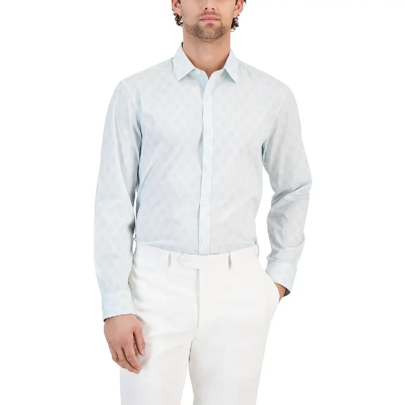 Men's Designer Shirts for a Statement PieceMens Printed Cotton Button-Down Shirt