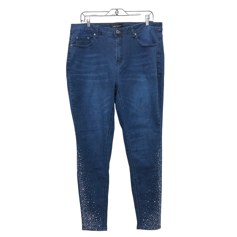 Sustainable Men's JeansJeans Skinny By Ashley Stewart In Blue Denim, Size:16