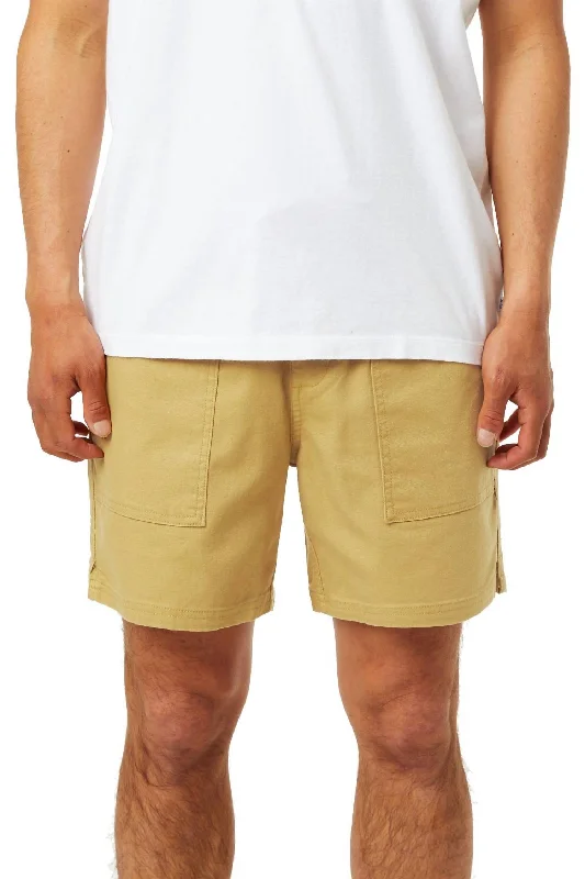 Men's Flexible Workout ShortsMen's Trails Short 6.5" In Driftwood