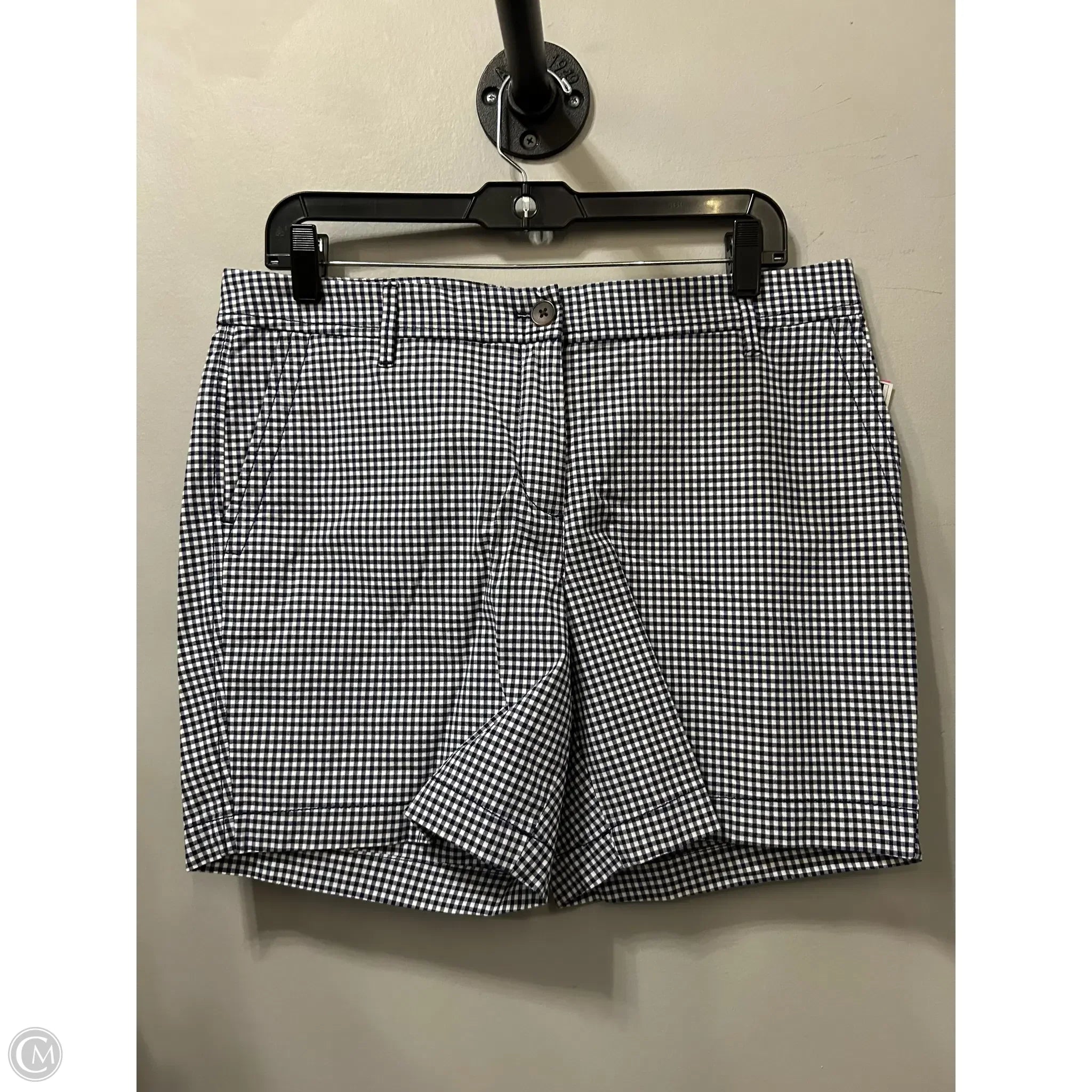 Men's Flexible Yoga and Workout ShortsShorts By Talbots In Blue & White, Size: 10p