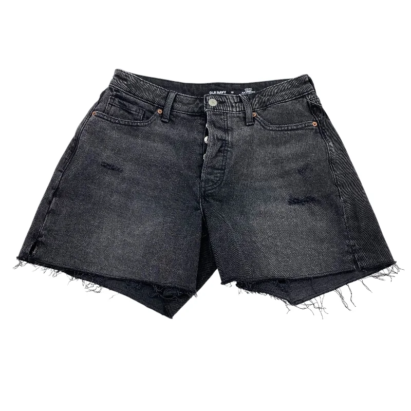 Tailored-Fit Men's Dress and Office ShortsBLACK DENIM OLD NAVY SHORTS, Size 1X