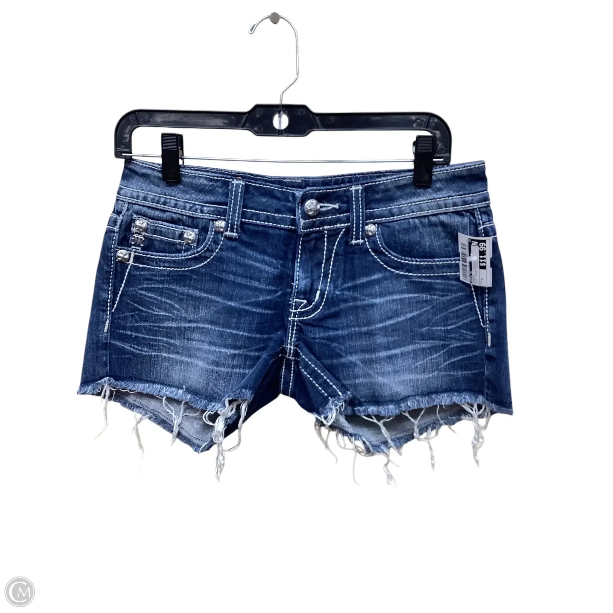 Relaxed and Comfortable Men's Casual ShortsShorts By Miss Me In Blue Denim, Size: 4