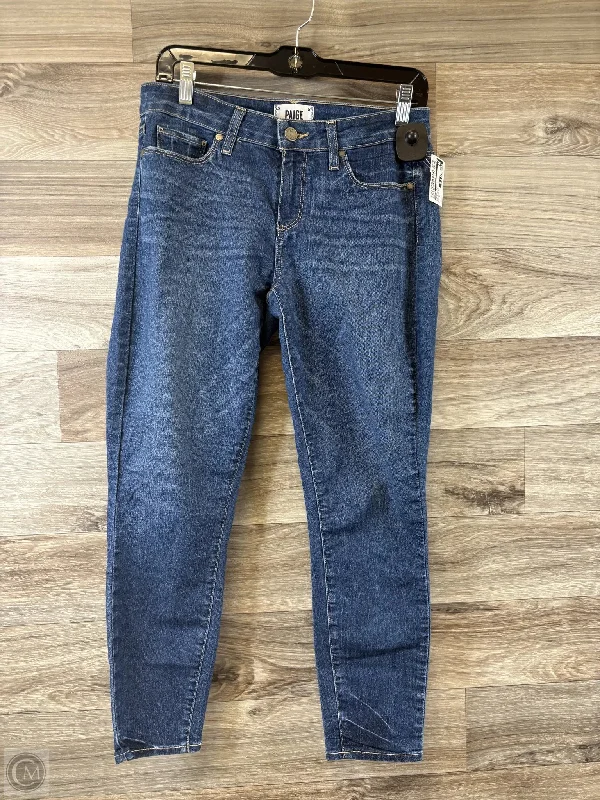 Best Fitting Men's JeansJeans Cropped By Paige In Blue Denim, Size: 6