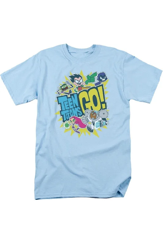 Men's Shirts with High NecksTeen Titans Go Go Short Sleeve Adult Tee / T-Shirt