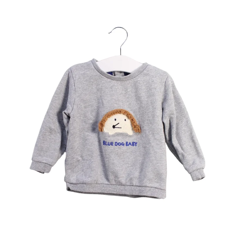 Men's Sweaters with Button-Down PlacketsBlue Dog Baby Sweatshirt 2T - 3T