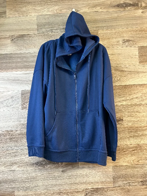 Men's Hoodies with Stretch FabricAthletic Sweatshirt Hoodie By Love & Sports In Blue, Size: Xl Men's Hoodies with Stretch FabricAthletic Sweatshirt Hoodie By Love & Sports In Blue, Size: Xl