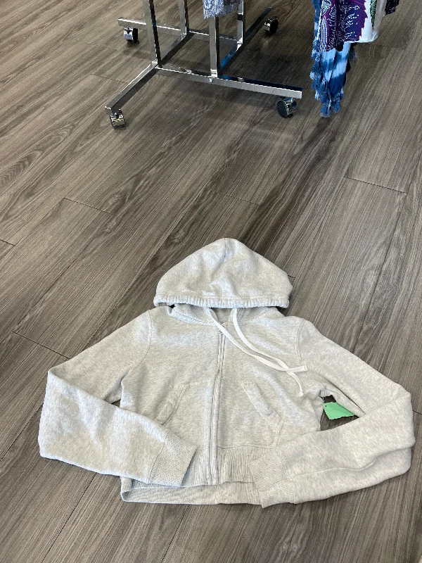 Men's Hoodies with Hidden ZippersSweatshirt Hoodie By Hollister In Grey, Size: S