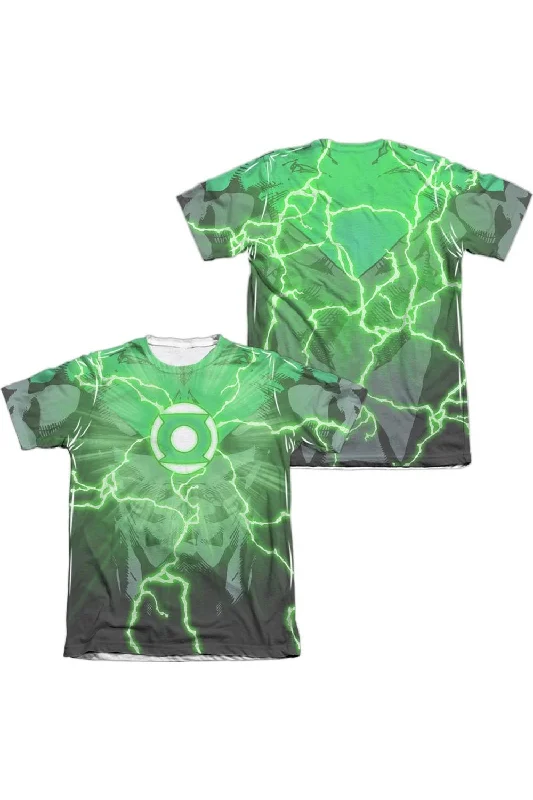 Men's Shirts with Button-Down PocketsJustice League of America John Burst (Front/Back Print) Adult Poly/Cotton Short Sleeve Tee / T-Shirt Men's Shirts with Button-Down PocketsJustice League of America John Burst (Front/Back Print) Adult Poly/Cotton Short Sleeve Tee / T-Shirt