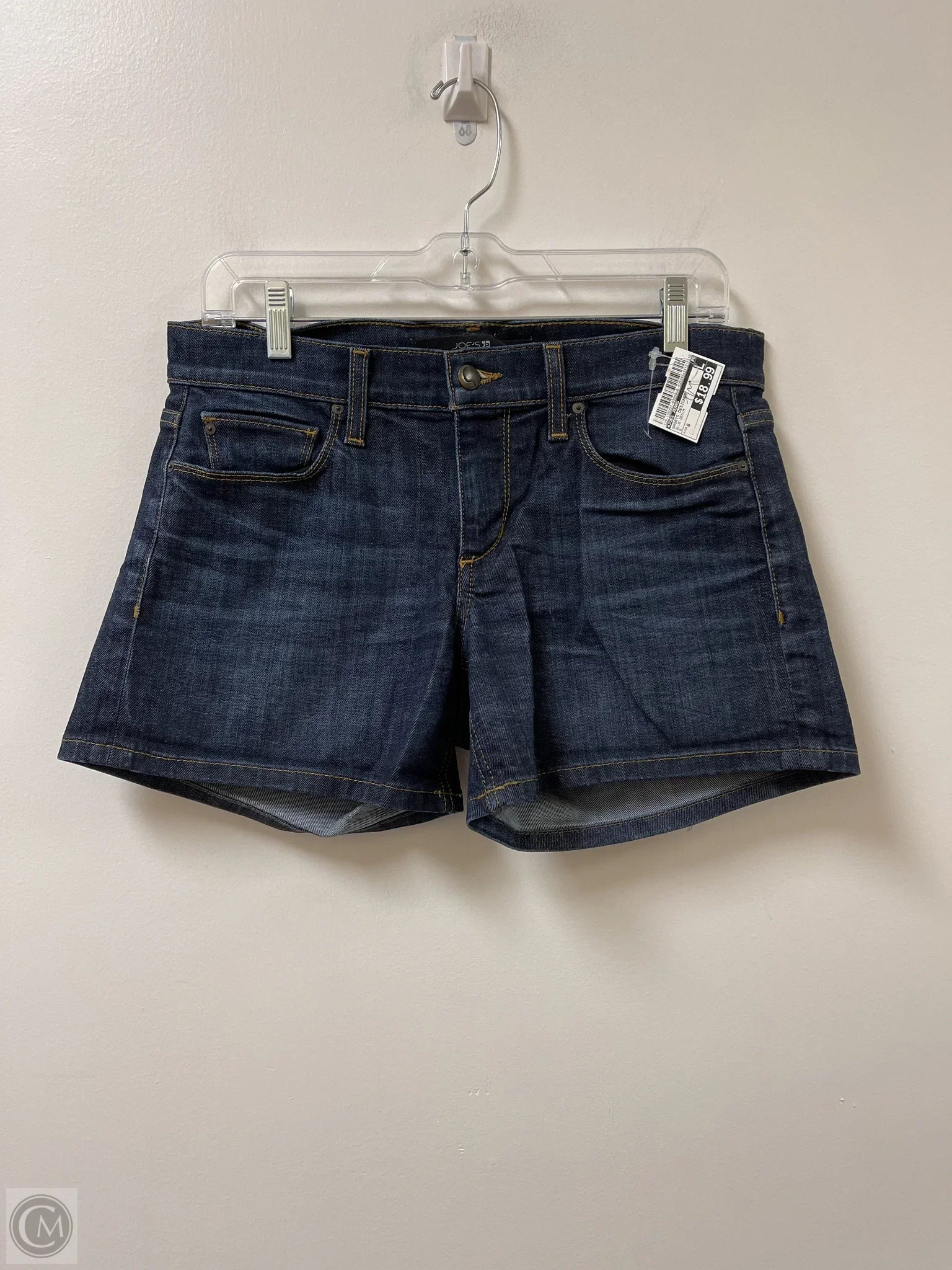 Stylish Men's JeansShorts Designer By Joes Jeans In Blue Denim, Size: 6