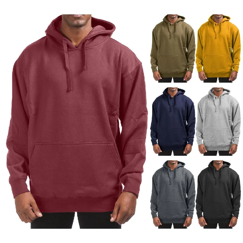 Men's Sweaters with Tapered ShapesMens SuperSoft CottonBlend Fleece Pullover Hoodie With Kangaroo Pocket Men's Sweaters with Tapered ShapesMens SuperSoft CottonBlend Fleece Pullover Hoodie With Kangaroo Pocket