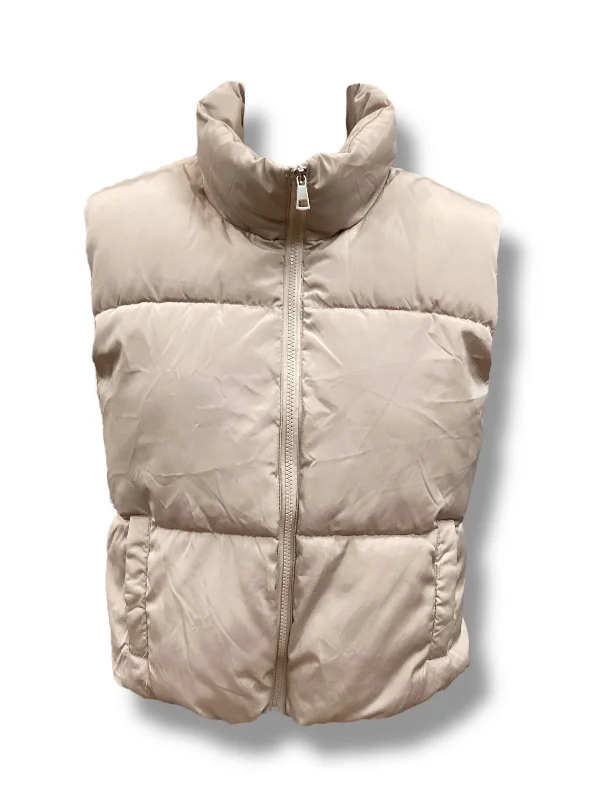 Men's Coats with Belted WaistsVest Puffer & Quilted By Clothes Mentor In Beige, Size: L Men's Coats with Belted WaistsVest Puffer & Quilted By Clothes Mentor In Beige, Size: L