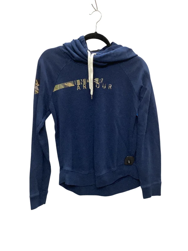 Men's Hoodies with Wind-Resistant FabricSweatshirt Hoodie By Under Armour In Blue, Size: S Men's Hoodies with Wind-Resistant FabricSweatshirt Hoodie By Under Armour In Blue, Size: S