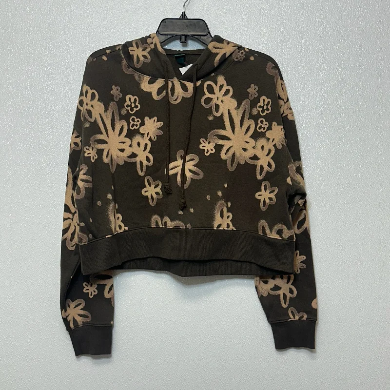 Men's Hoodies with Appliqué DetailsSweatshirt Hoodie By Wild Fable In Brown, Size: L Men's Hoodies with Appliqué DetailsSweatshirt Hoodie By Wild Fable In Brown, Size: L