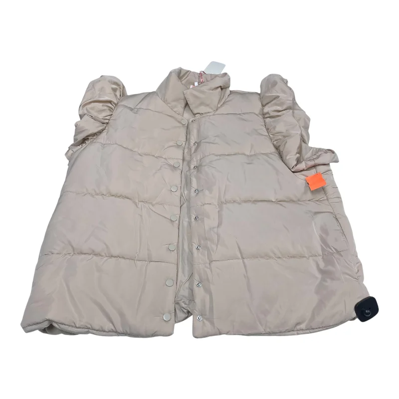 Men's Coats for SnowshoeingVest Puffer & Quilted By Entro In Tan, Size: Xl