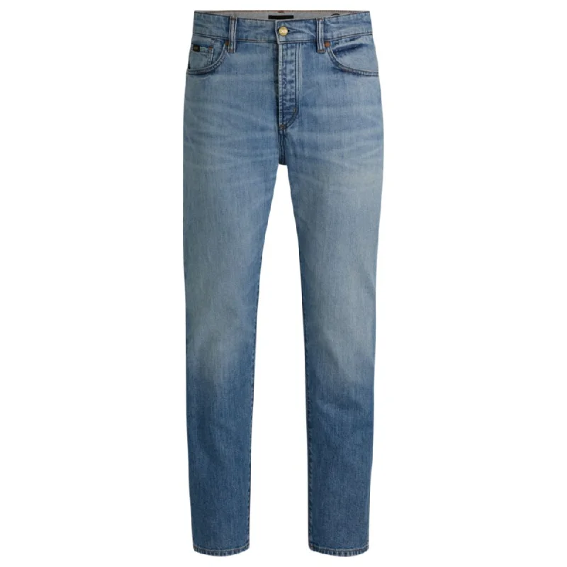 Baggy Men's JeansClassic-fit jeans in blue comfort-stretch denim