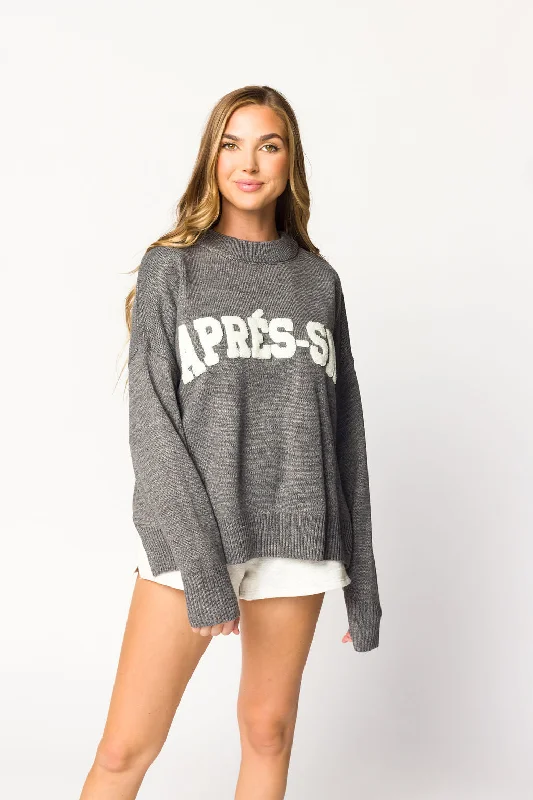 Men's Sweaters with Hidden PocketsApres-Ski Sweater in Grey