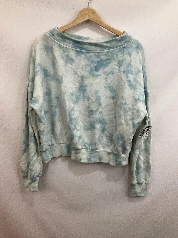 Men's Hoodies for HikingSweatshirt Crewneck By Pilcro In Tie Dye Print, Size: L