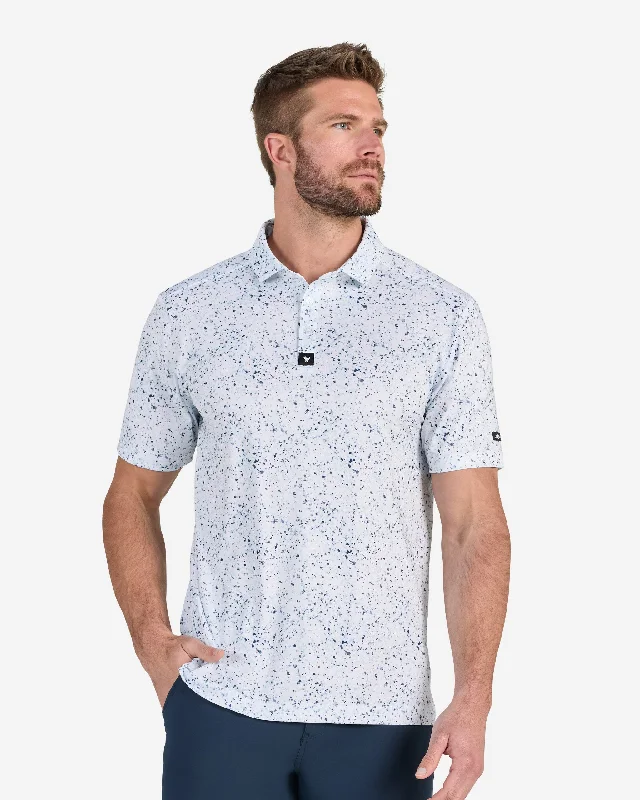 Men's Shirts with Single-Breasted DesignsPaint Splatter 3 Navy