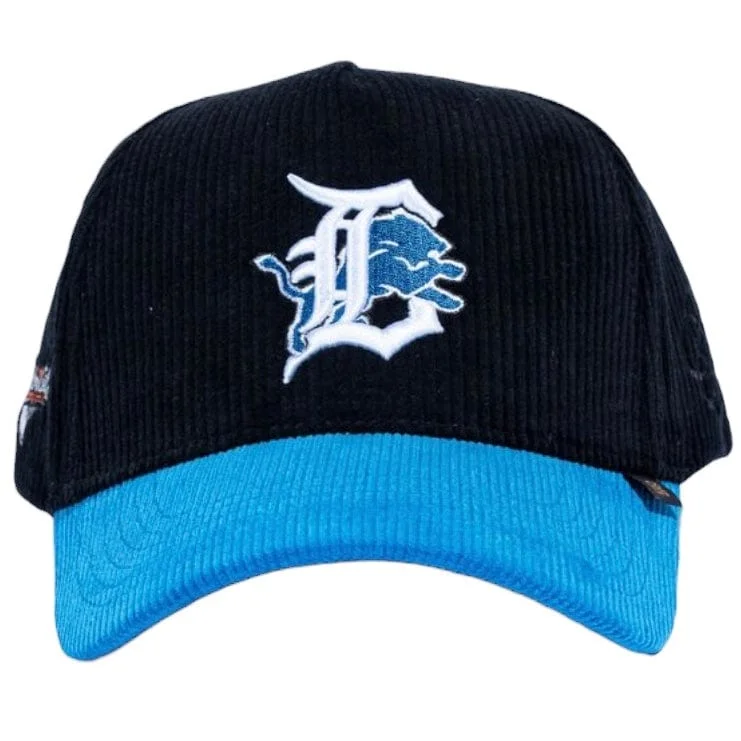 Lightweight Bucket HatsReference Ligers Corduroy (Black/Blue) REF606