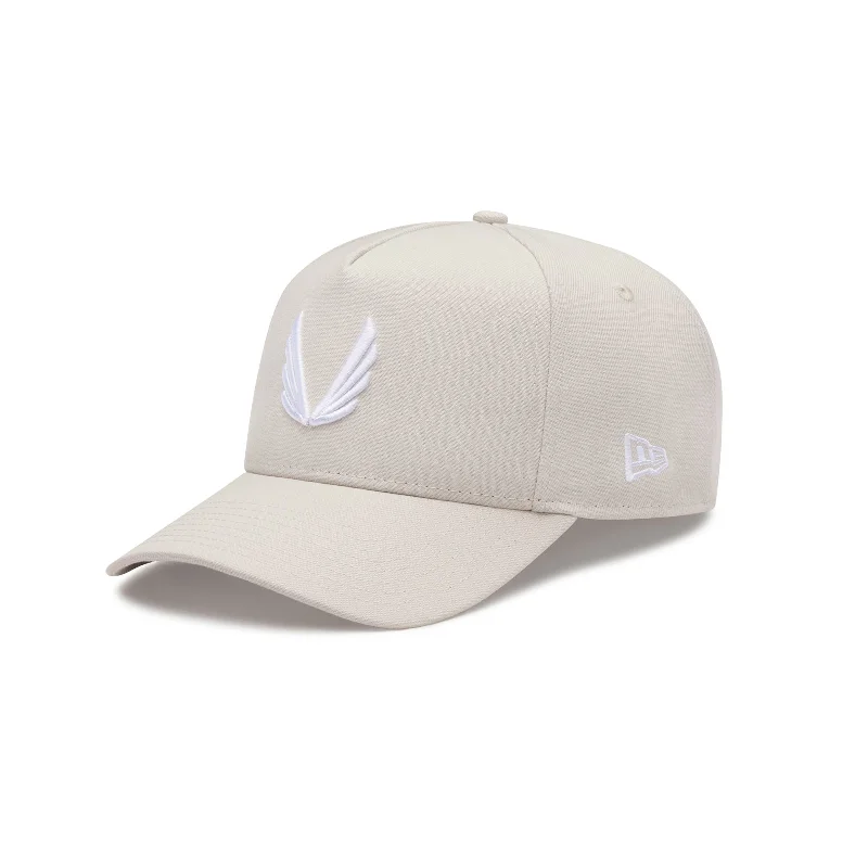 Oversized Fedora HatsNew Era® 9Forty® A-Frame Hat - Stone/White