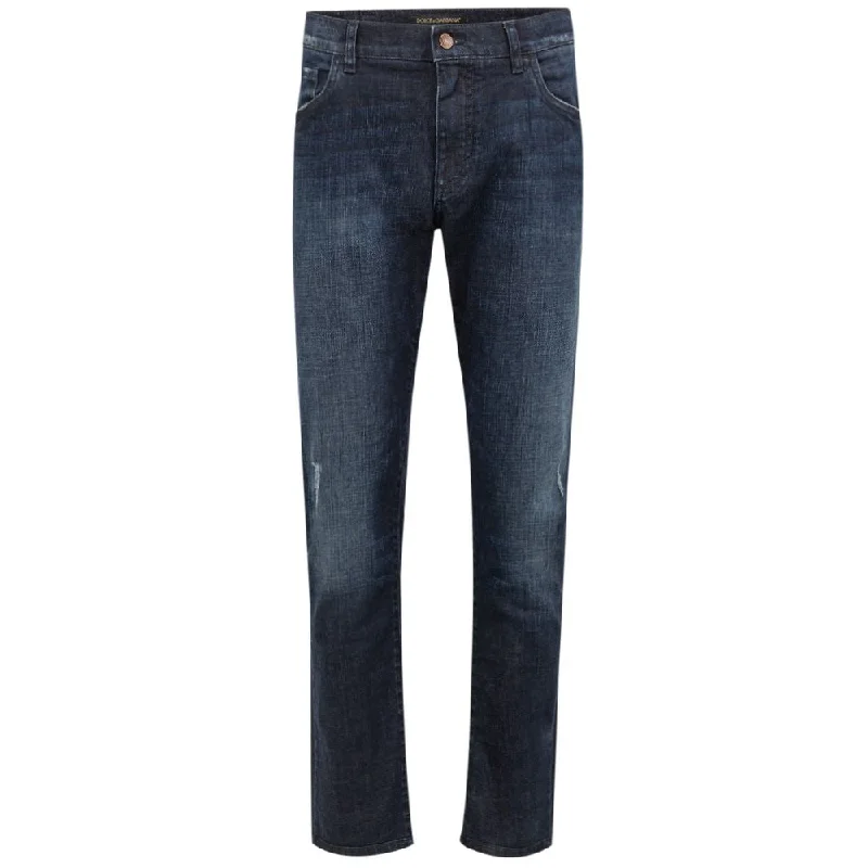 Men's Jeans with a Distressed LookDolce & Gabbana  Cotton Jeans & Men's Pant
