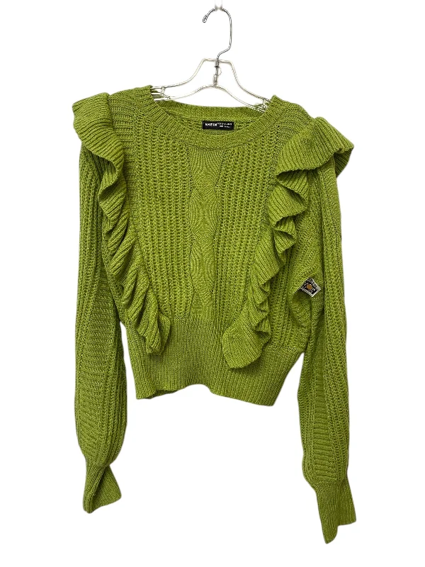 Men's Sweaters with EmbellishmentsSweater By Shein In Green, Size: L