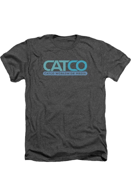 Layered Men's VestsSupergirl Catco Logo Adult Heather Tee / T-Shirt