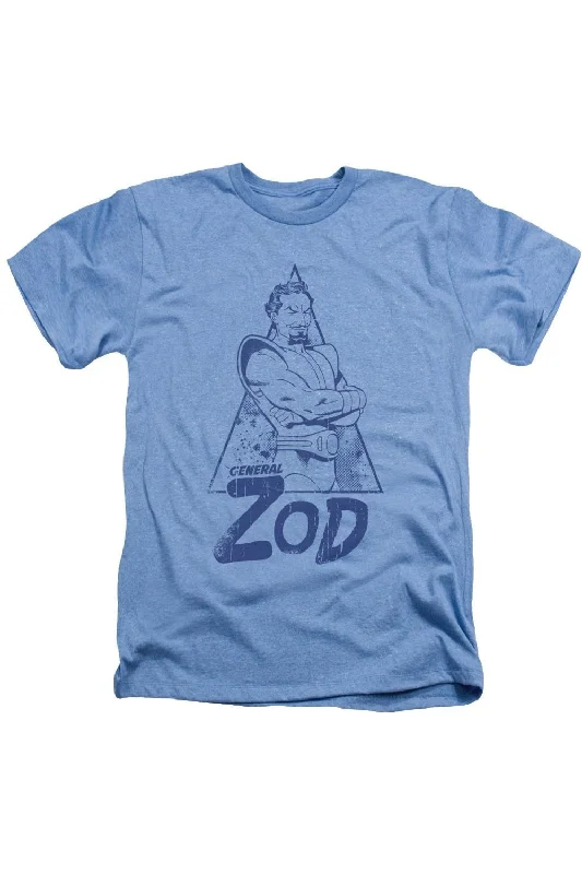Men's Shirts with Contrast StitchingSuperman Vintage Zod Adult Heather Tee / T-Shirt Men's Shirts with Contrast StitchingSuperman Vintage Zod Adult Heather Tee / T-Shirt