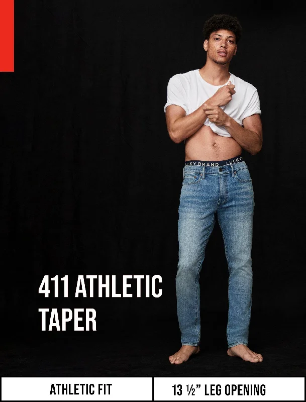 Latest Men's Jeans TrendsLucky Brand Men's 411 Athletic Taper Advanced Stretch Jean