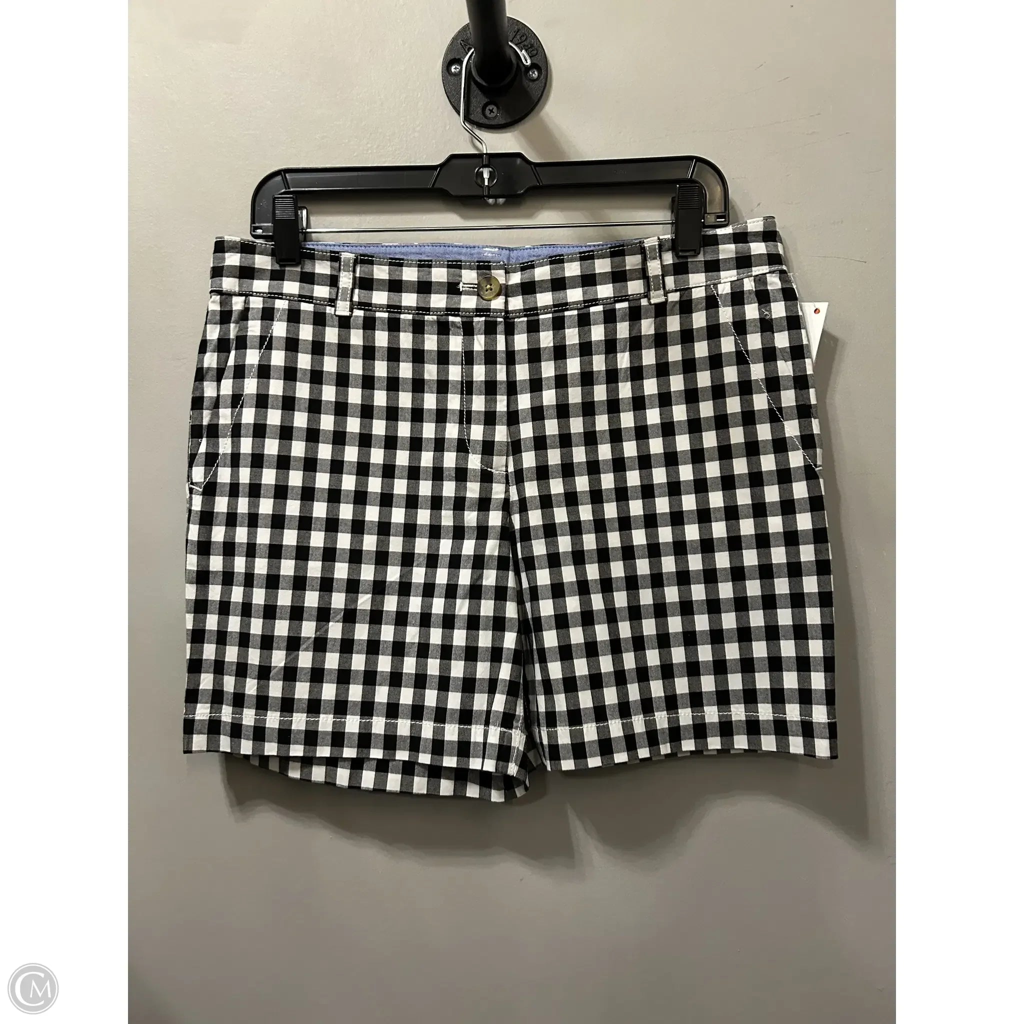 Relaxed-Fit Men's Loungewear and Casual ShortsShorts By Talbots In Black & White, Size: 10p Relaxed-Fit Men's Loungewear and Casual ShortsShorts By Talbots In Black & White, Size: 10p