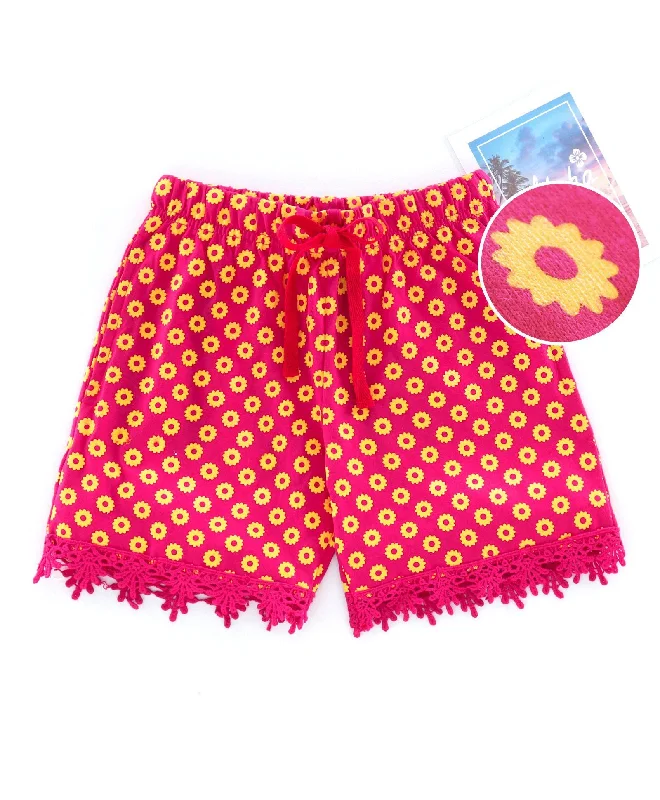 Functional Men's Tactical ShortsGirls Cotton Jersey Shorts with Lace