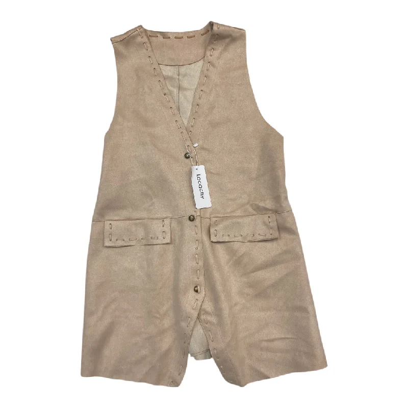 Best Men's Leather CoatsVest Other By Cmc In Pink, Size: L