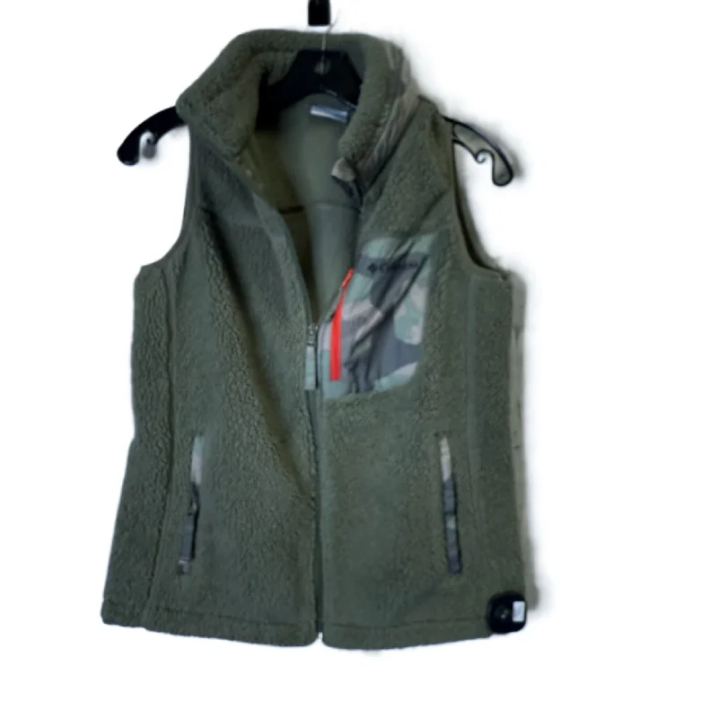 Men's Coats with Quick-Dry FabricVest Faux Fur & Sherpa By Columbia In Green, Size: Xs Men's Coats with Quick-Dry FabricVest Faux Fur & Sherpa By Columbia In Green, Size: Xs