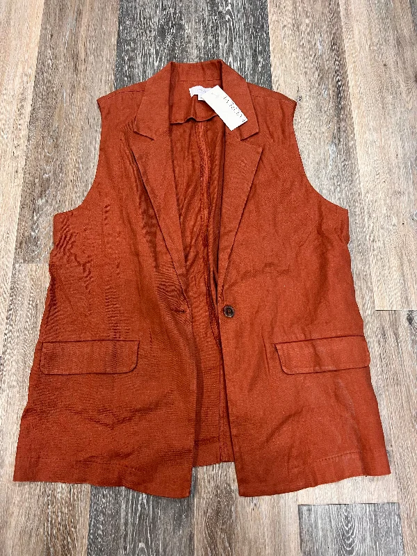 Men's Coats for BikingVest Other By Evereve In Orange, Size: L