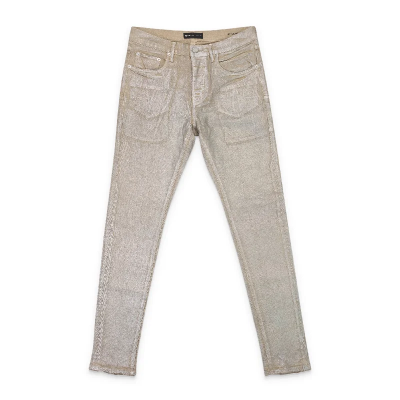 Men's Jeans with Functional PocketsSAND IRIDESCENT PEARL SKINNY JEANS