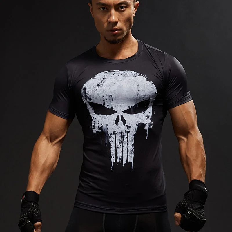 Men's Thermal Shirts for Winter WarmthShort Sleeve 3D T Shirt