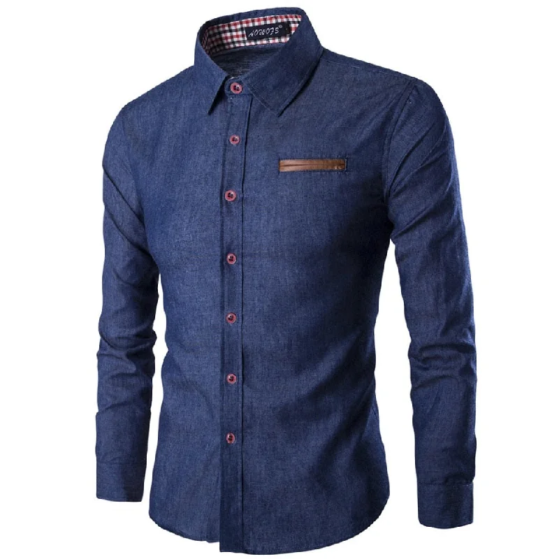 Men's V-Neck T-Shirts for a Flattering ShapeCasual Business Men Dress Shirts