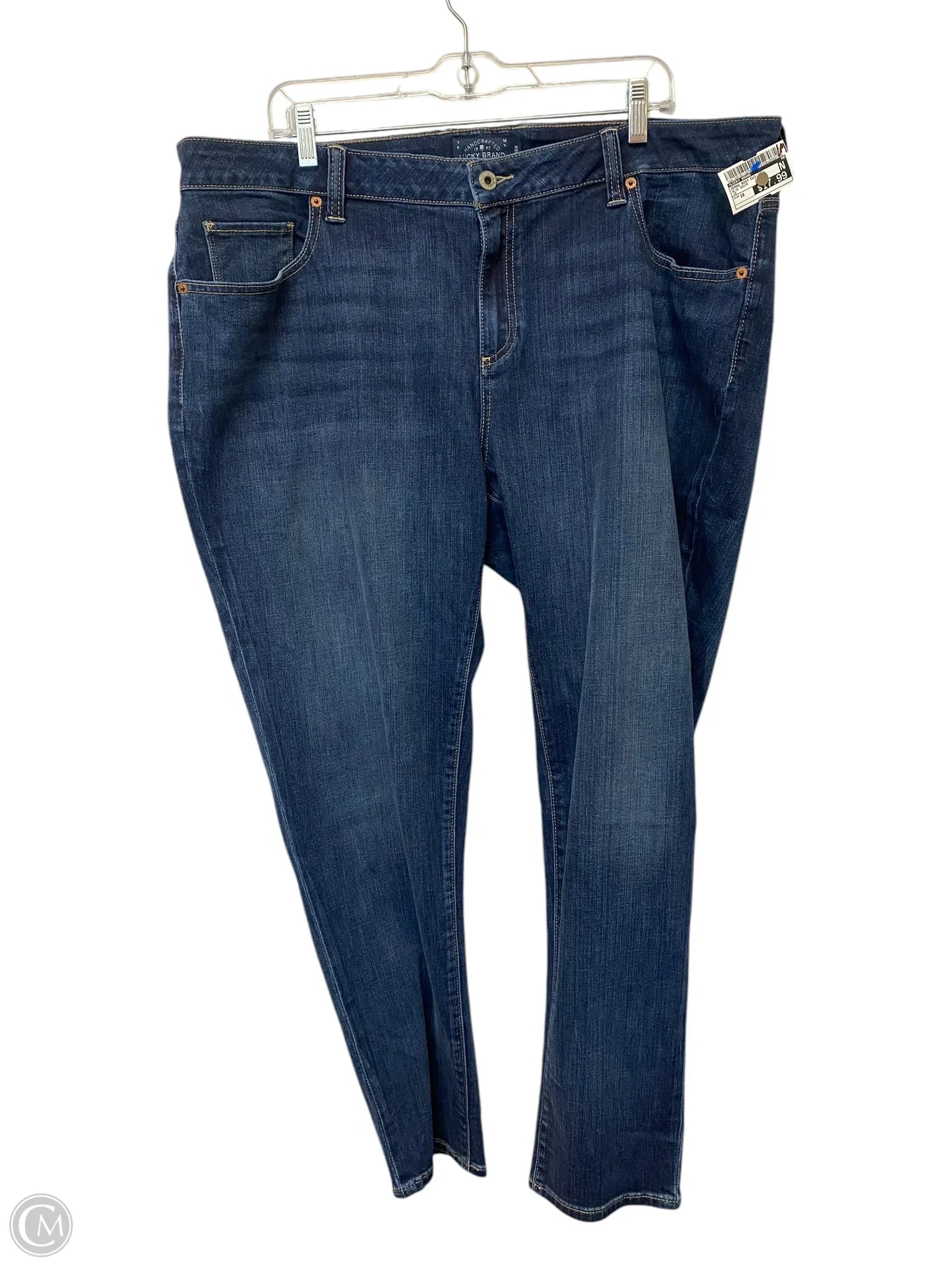 Flexible Men's JeansJeans Boot Cut By Lucky Brand In Blue Denim, Size: 18