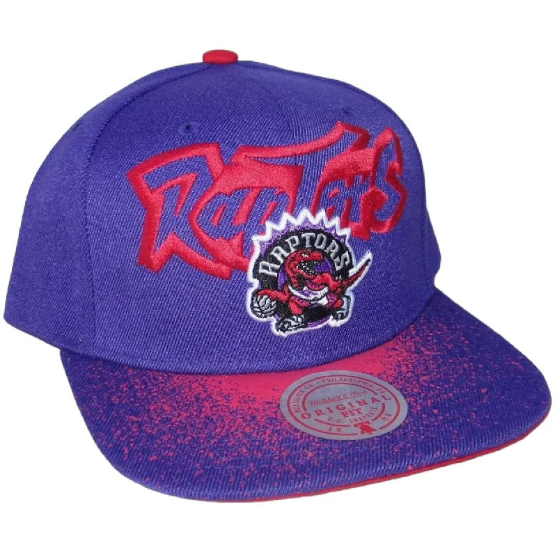 Vibrant Straw HatsMitchell & Ness Nba Toronto Raptors Re-Take Snapback (Purple)