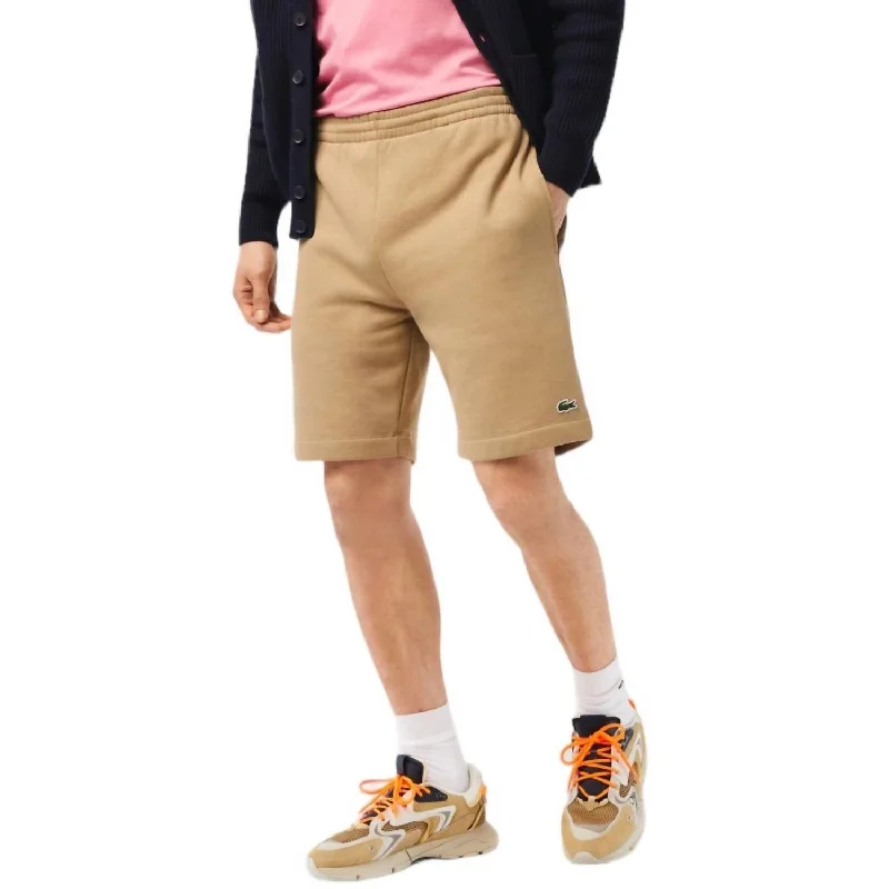 Men's Classic Denim Jean Shorts for Everyday WearOrganic Brushed Cotton Fleece Shorts In Beige Men's Classic Denim Jean Shorts for Everyday WearOrganic Brushed Cotton Fleece Shorts In Beige
