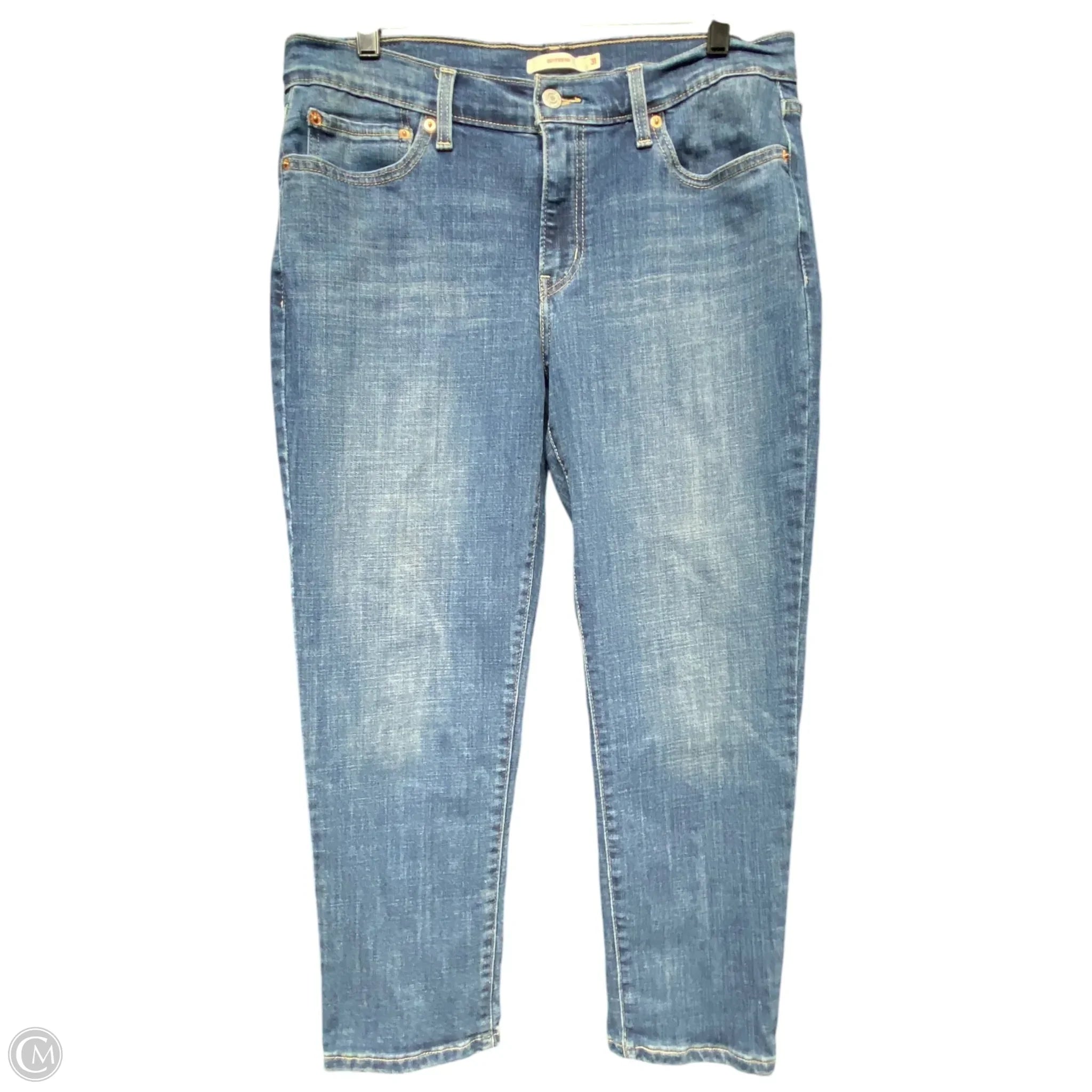 Jeans for Men with Skinny LegsJeans Boyfriend By Levis In Blue Denim, Size: 12
