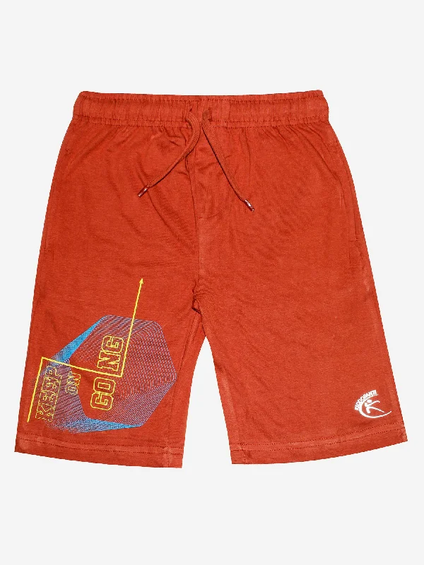 Modern Men's Patterned ShortsBoys Cotton Jersey Shorts with Print