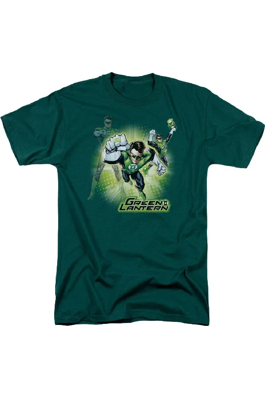 Men's Tailored Shirts for a Professional AppearanceJustice League of America Lantern Burst Short Sleeve Adult Tee / T-Shirt Men's Tailored Shirts for a Professional AppearanceJustice League of America Lantern Burst Short Sleeve Adult Tee / T-Shirt