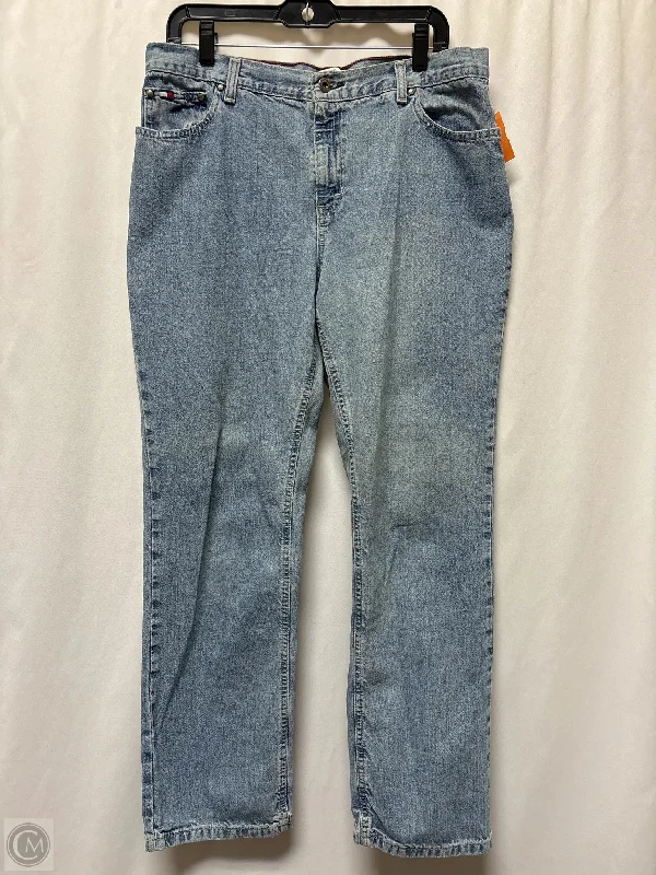 Wide-Leg Men's JeansJeans Straight By Tommy Hilfiger In Blue, Size: 12